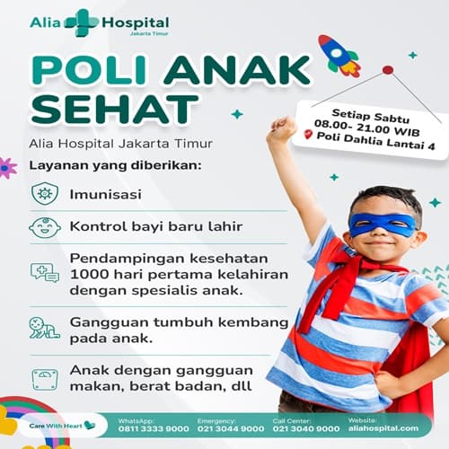 Poli Anak Sehat Alia Hospital Jakarta Timur