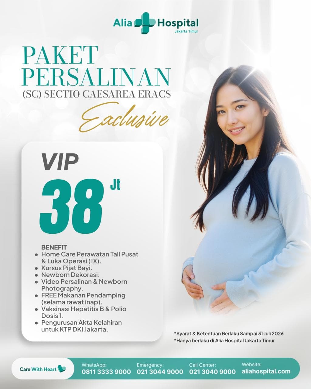 Paket Persalinan Exclusive VIP