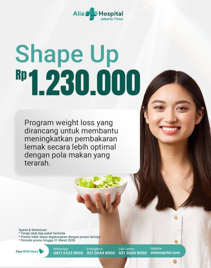 Paket Program Weight Loss (2 WEEKS) Shape Up